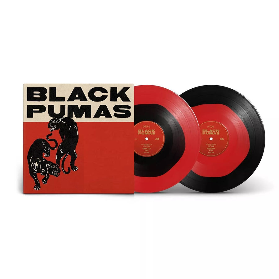 Black Pumas - Exclusive Limited Red with Black & Black with Red 2xLP Vinyl Record