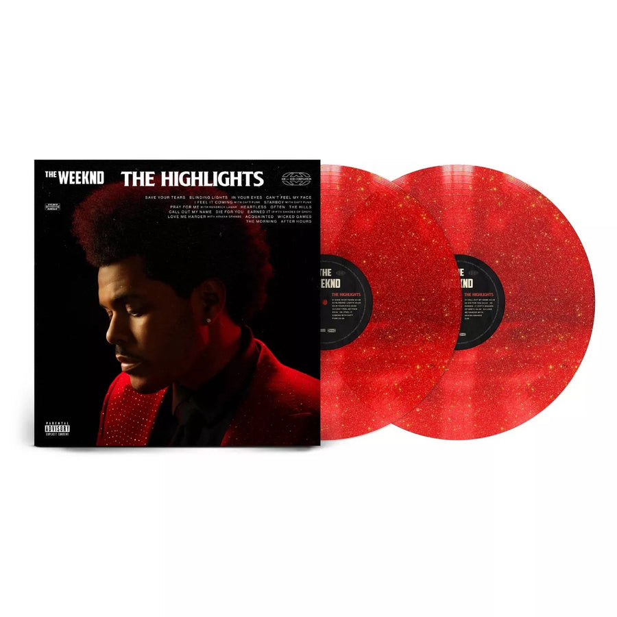 The Weeknd - The Highlights Exclusive 2LP Red Sparkle Vinyl LP Record