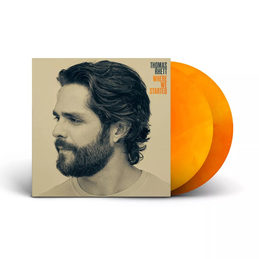 Thomas Rhett - Where We Started Exclusive Limited Translucent Orange Vinyl LP Record