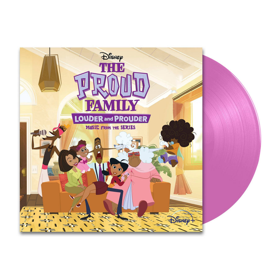 Disney Proud Family Louder & Prouder Soundtrack Exclusive Pink Color Vinyl LP Records