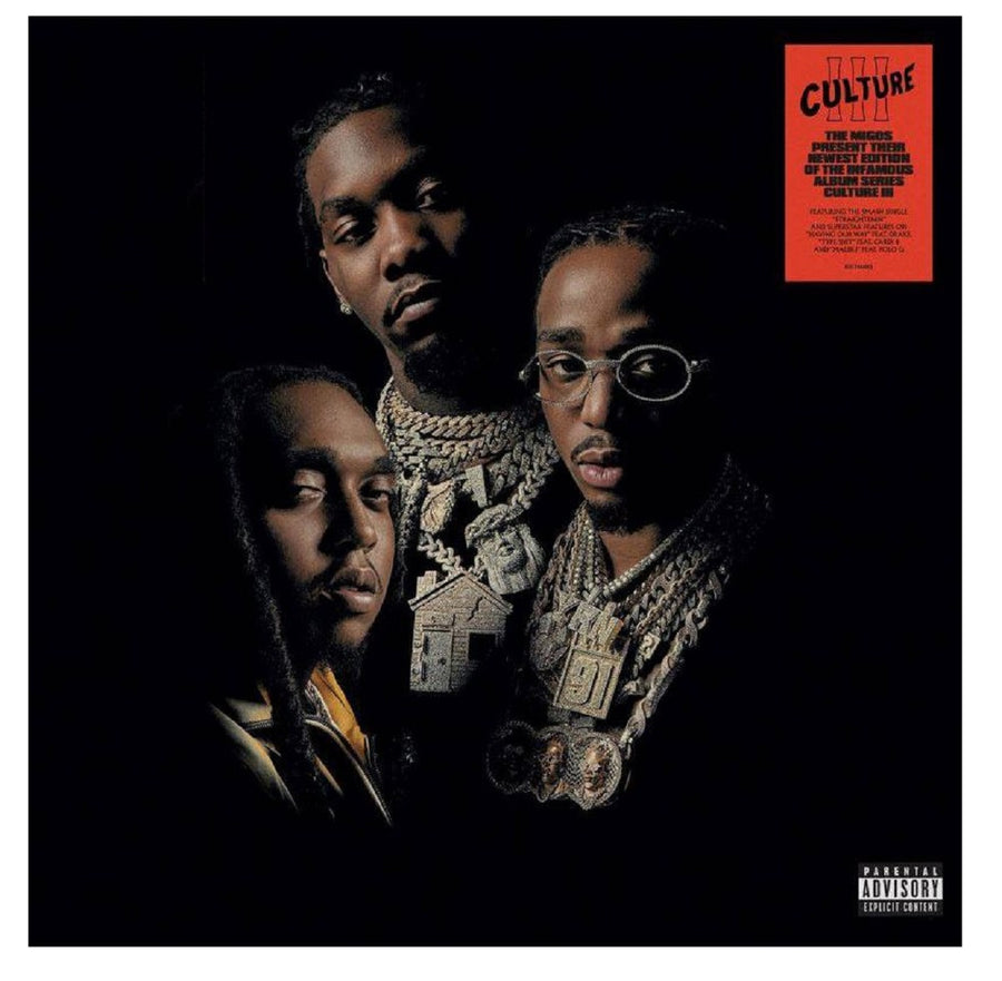 Migos - Culture III Exclusive Limited Edition Black Color Vinyl LP Record