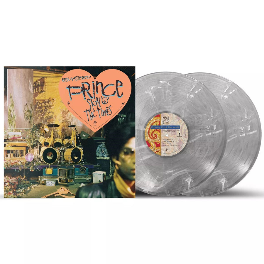 Prince - Sign O The Times Exclusive Limited Clear With White Swirl Vinyl LP Record