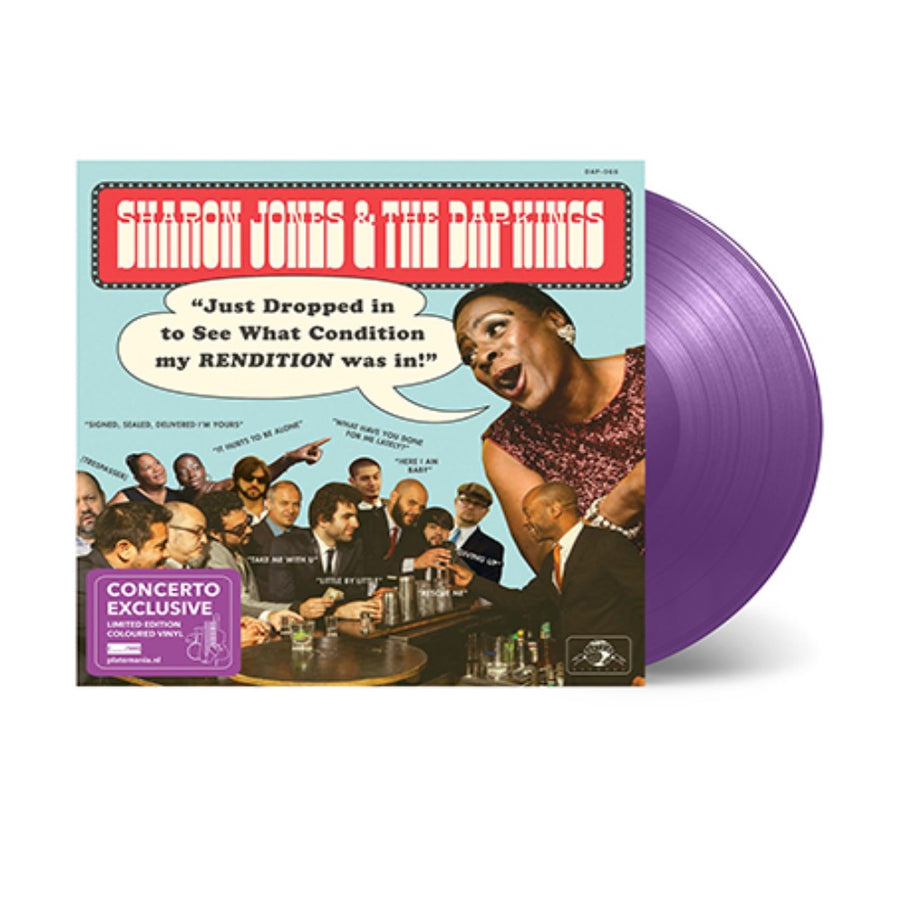 Jones, Sharon & The Dap-Kings - Just Dropped In Exclusive Purple Color LP Vinyl Record