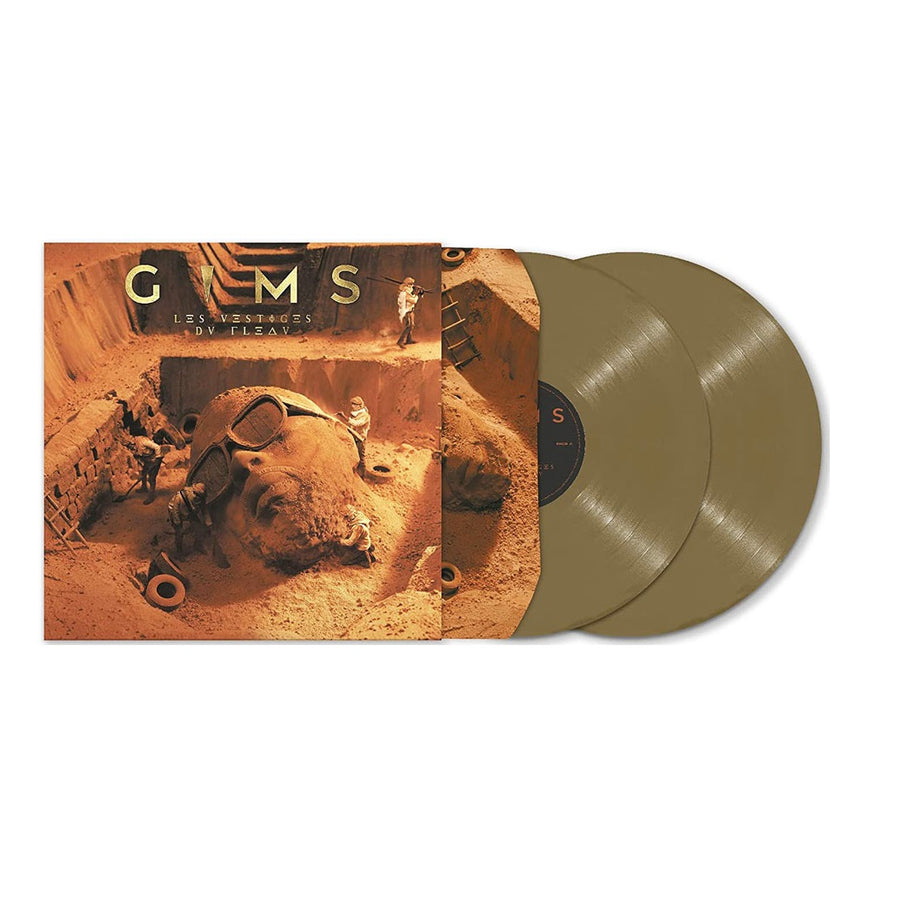 Gims - Les vestiges du Fléau Exclusive Gold Colored 2x LP Vinyl Record