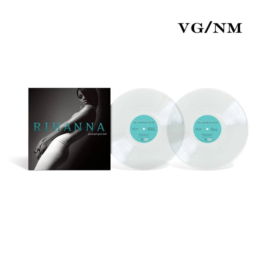 Rihanna - Good Girl Gone Bad Limited Edition 2x LP Clear Crystal Color Vinyl Record VGNM