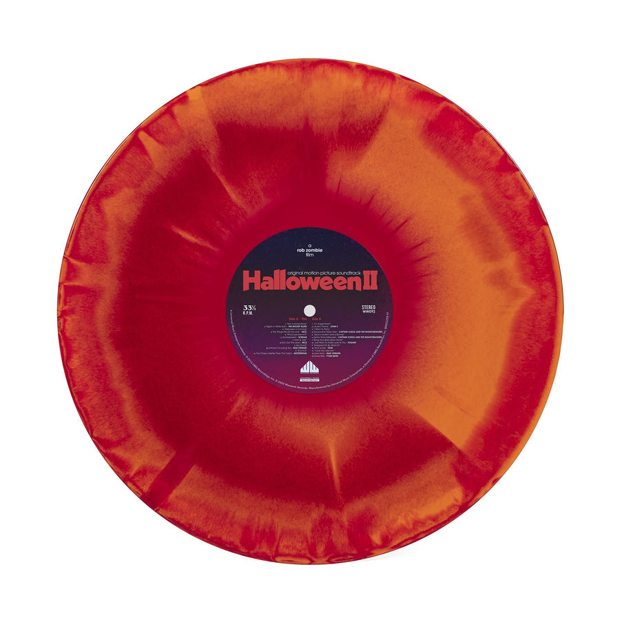 Rob Zombie’S Halloween II Original Motion Picture Soundtrack Pumpkin Orange, Candy Apple Red, and Magenta Swirled Colored Vinyl