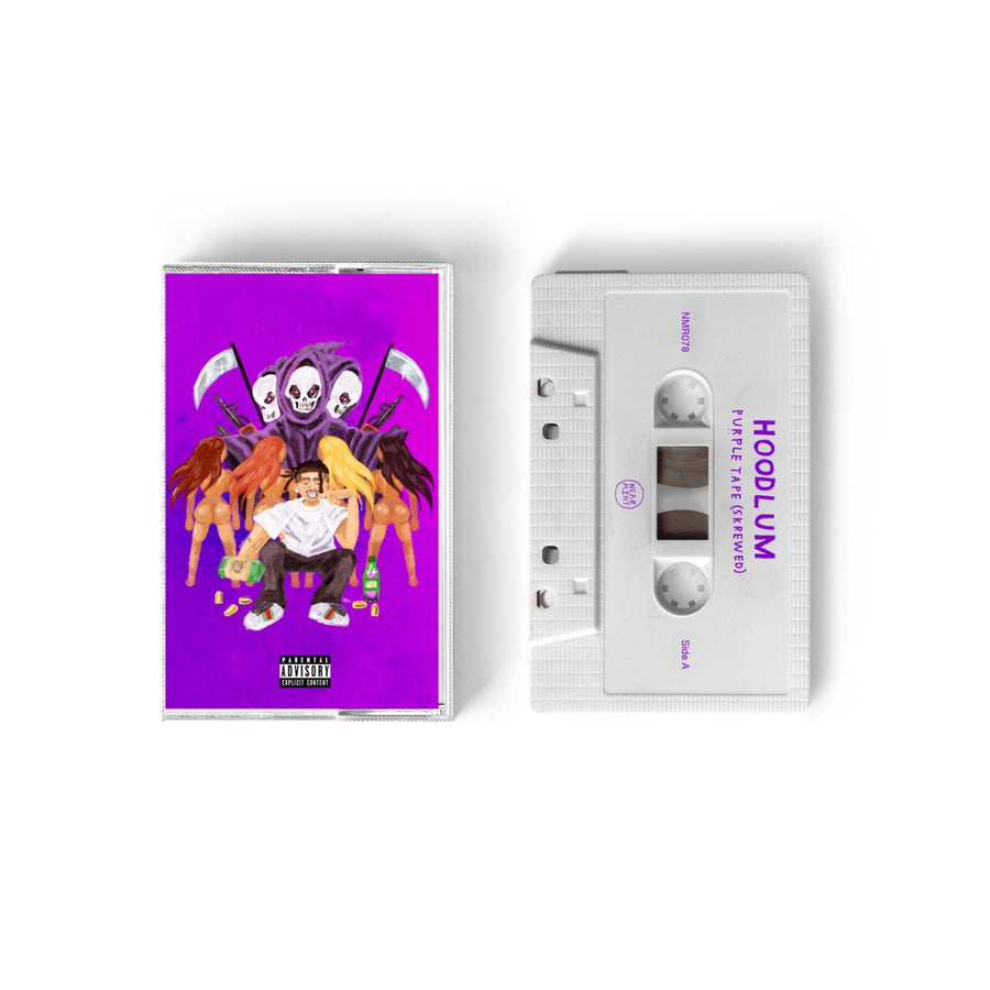 Southside Hoodlum - Purple Tape Screwed Exclusive White With Purple Ink Cassette Tape Limited Edition #51 Copies