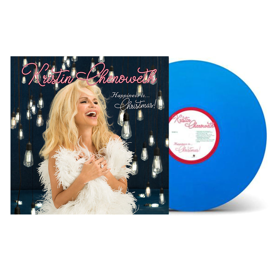 Kristin Chenoweth - Happiness Is Christmas Exclusive Sky Blue Color Vinyl LP Record