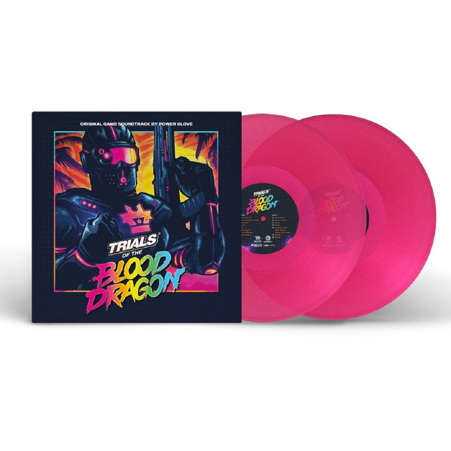 Power Glove - Trials Of The Blood Dragon OST Neon Pink 2x LP Record
