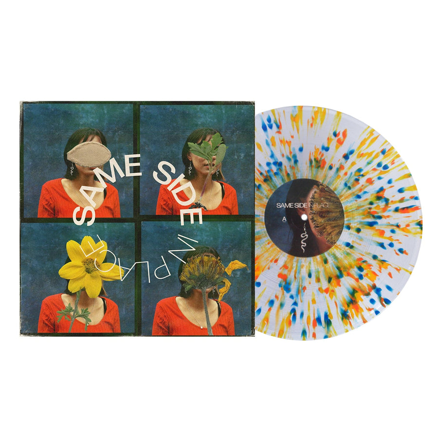 Same Side - In Place Exclusive Clear W/ Heavy Blue, Yellow & Orange Splatter Vinyl LP Record