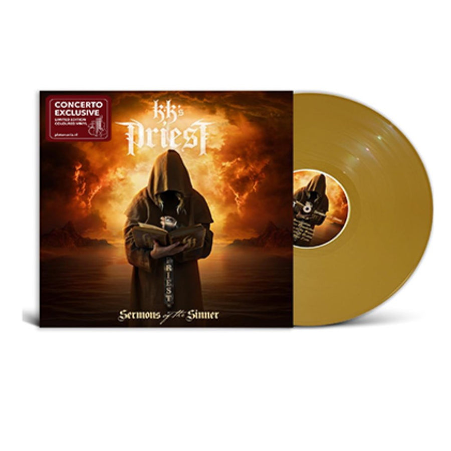 Kk's Priest- Sermons Of Sinner Exclusive Limited Edition Gold LP Vinyl Record