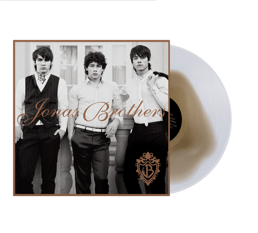 Jonas Brothers - Exclusive Jonas Brother Vinyl Club Edition Deluxe Gold In White Colored Vinyl LP 
