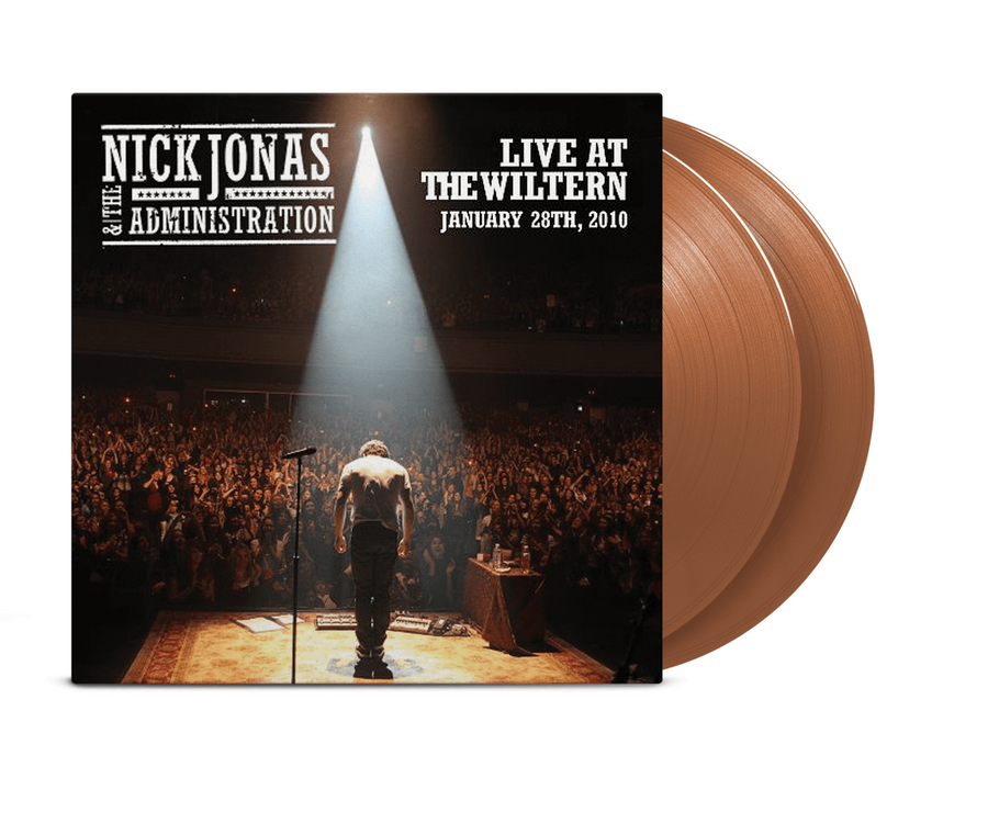 Nick Jonas & The Administration, Live At The Wiltern - Exclusive Jonas Brothers Vinyl Club Edition Brown Vinyl 2LP