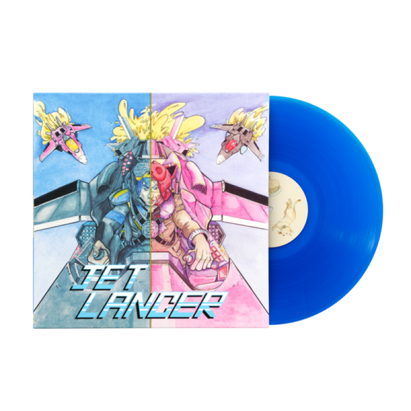 Fat Bard - Jet Lancer Original Video Game Soundtrack Blue Vinyl LP Record