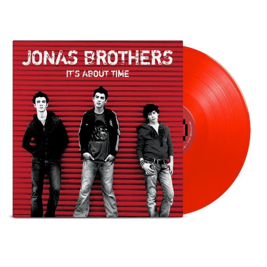 Its About Time Exclusive Jonas Brothers Vinyl Club Deluxe Edition Red Colored Vinyl LP [LP_Record]