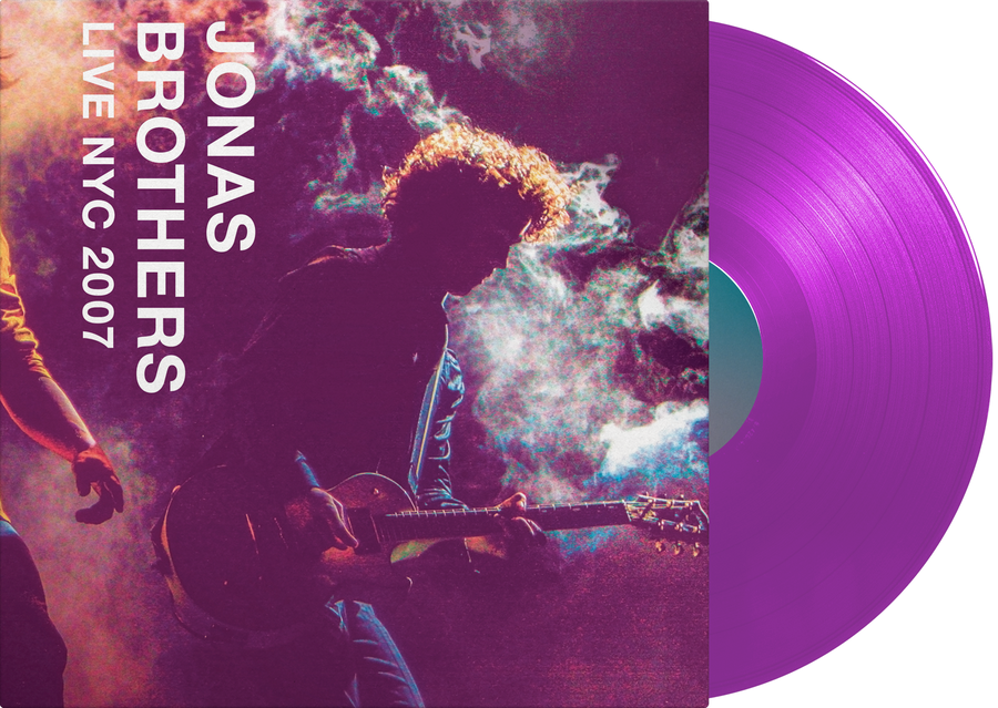 Jonas Brothers - Live NYC 2007 - Exclusive Limited Edition Translucent Purple Colored Vinyl LP Club Edition