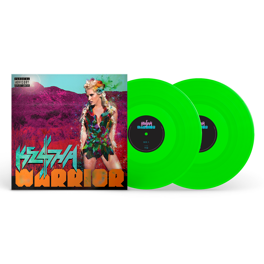 Kesha - Warrior Exclusive Hot Green Colored 2x LP Vinyl Record Limited Edition