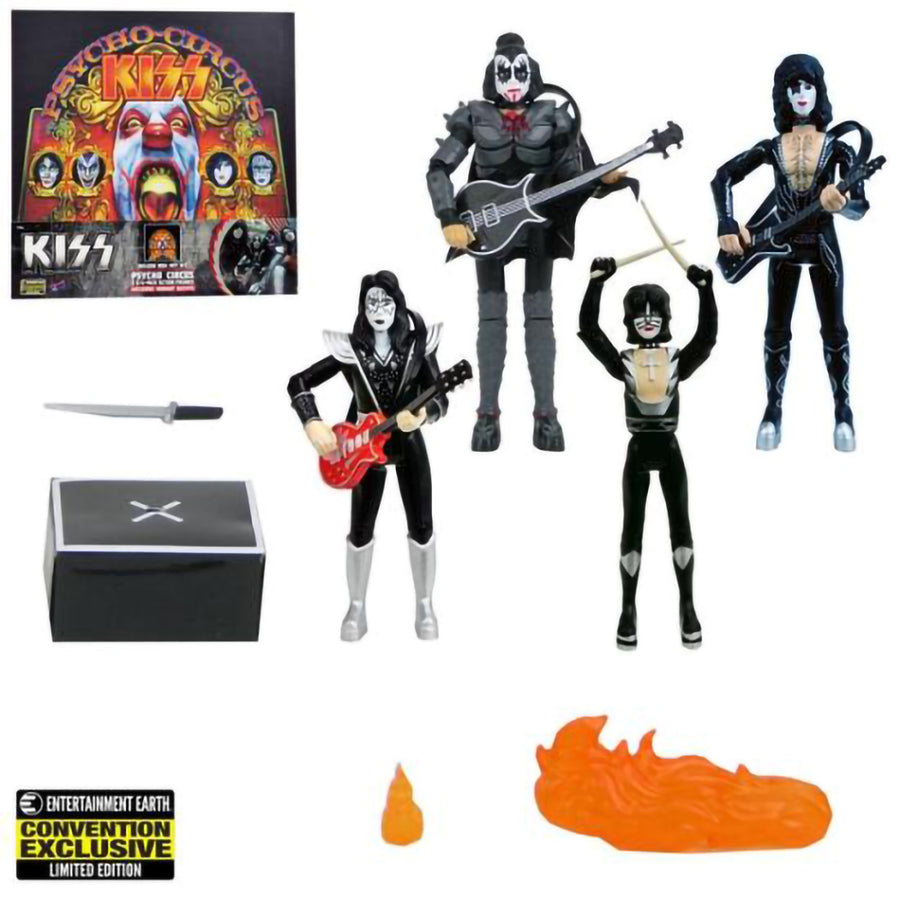 KISS Psycho Circus Exclusive Limited Edition 3 3/4-Inch Action Figure Deluxe Box Set