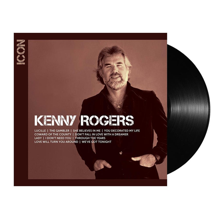 Kenny Rogers - Icon Limited Edition Black Vinyl [LP_Record]