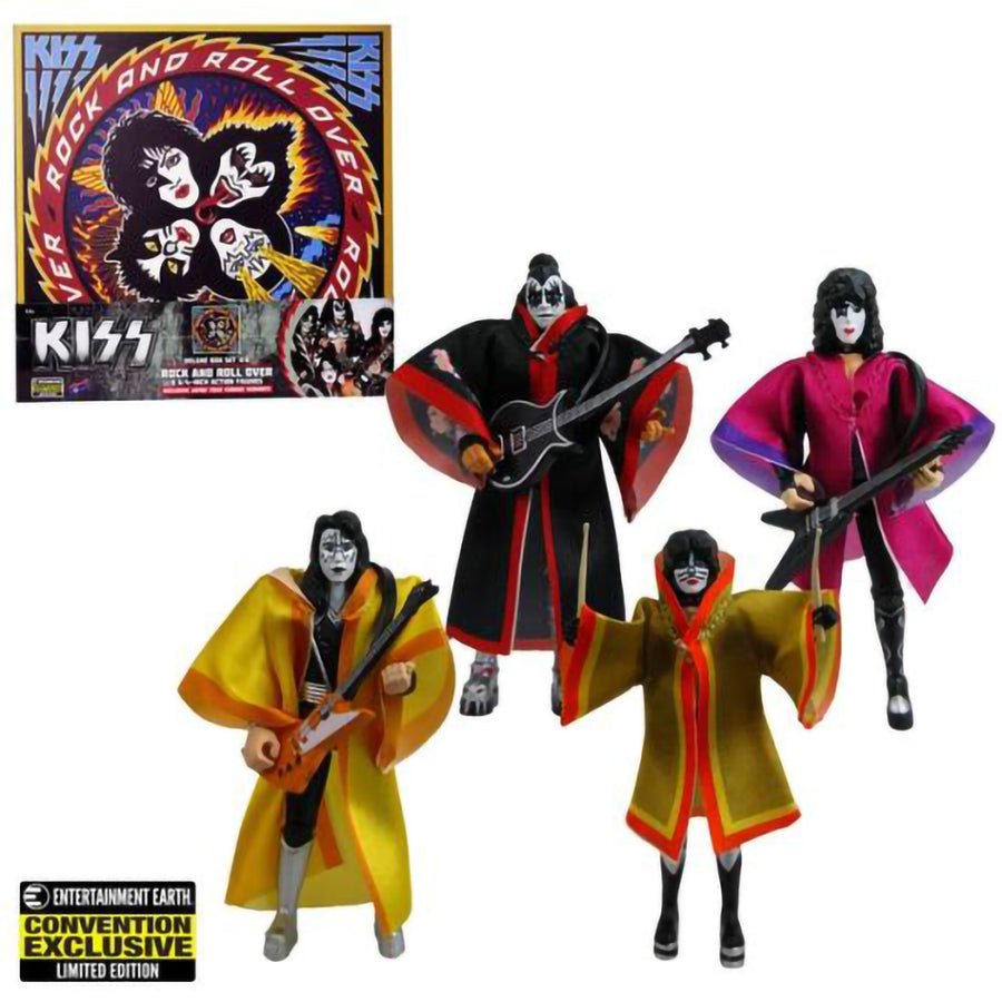 Kiss Rock & Roll Over Exclusive Limited Edition 3 3/4 Inch Action Figure Box Set