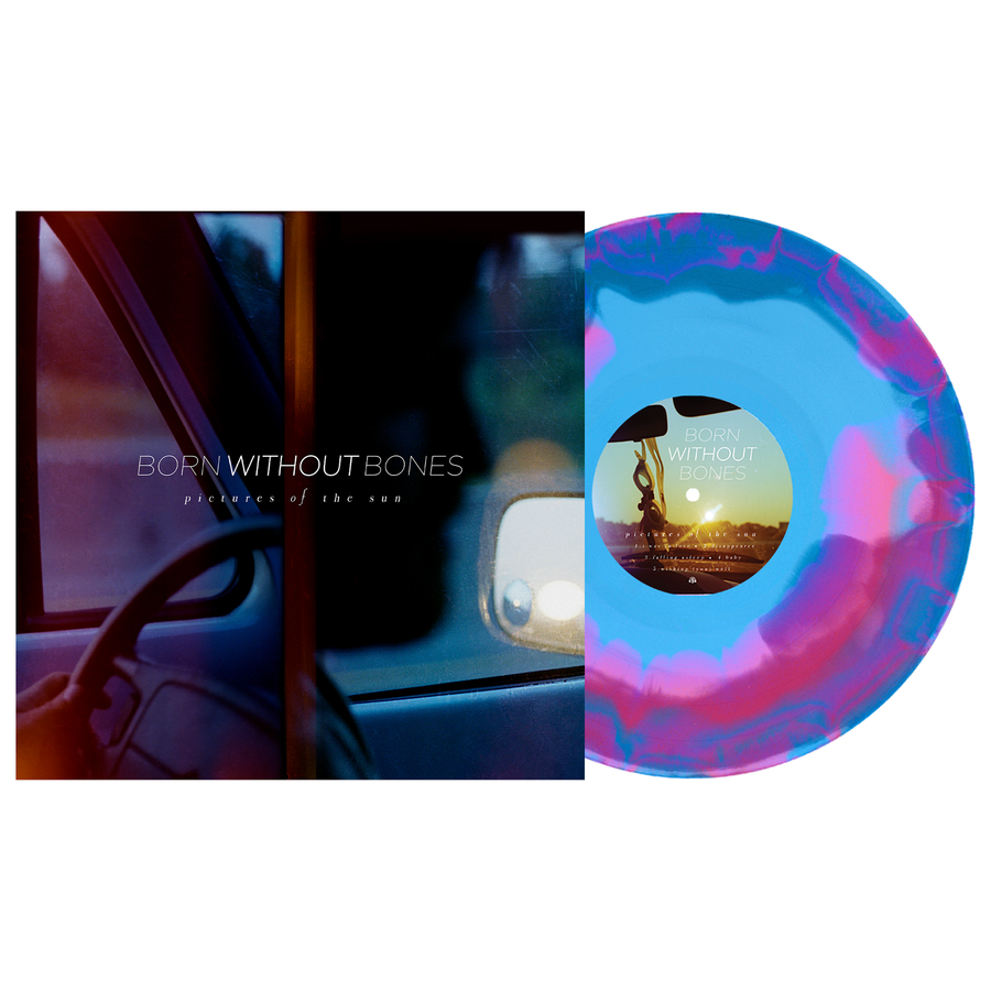 Born Without Bones - Pictures Of The Sun Exclusive Neon Violet, Hot Pink, & Cyan Blue Vinyl LP Record