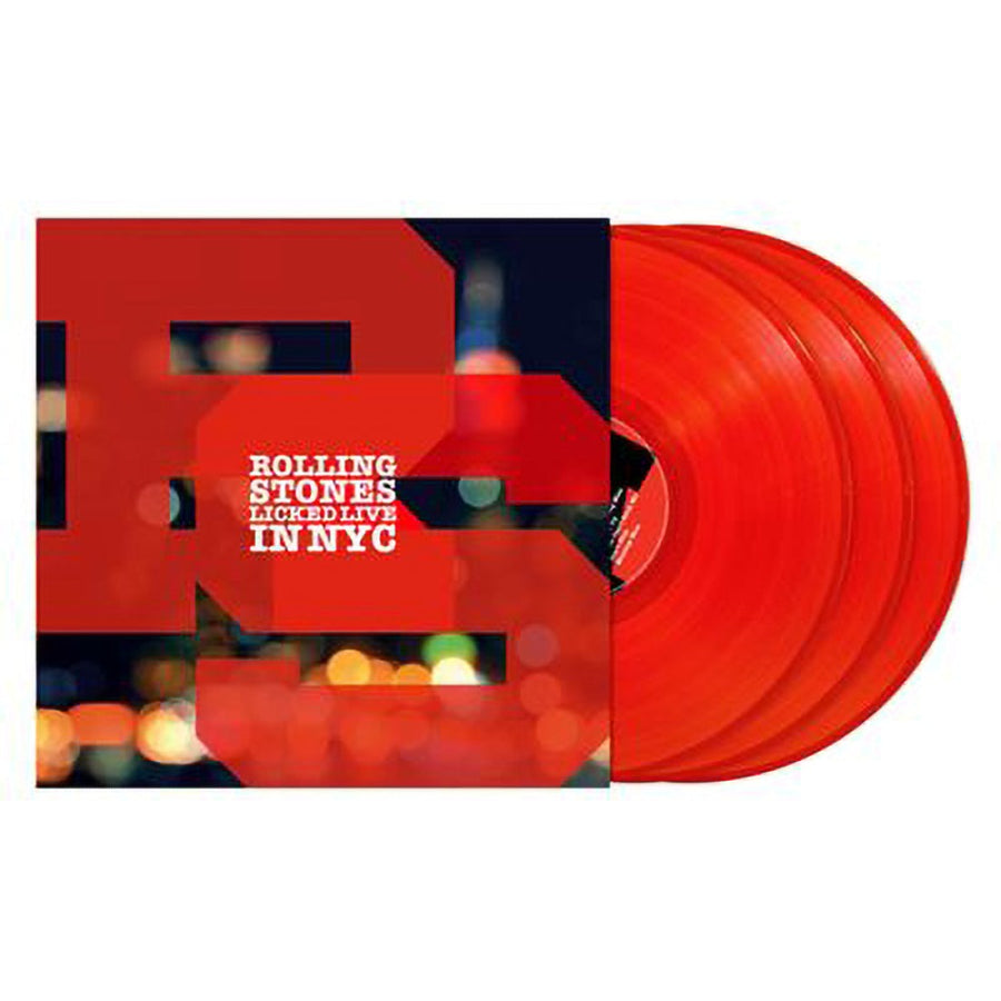 The Rolling Stones - Licked Live In NYC Exclusive Limited Edition Red Vinyl 3x LP Record
