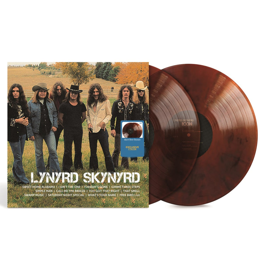 Lynyrd Skynyrd - Icon Exclusive Limited Edition Root Beer Brown Vinyl 2LP_Record