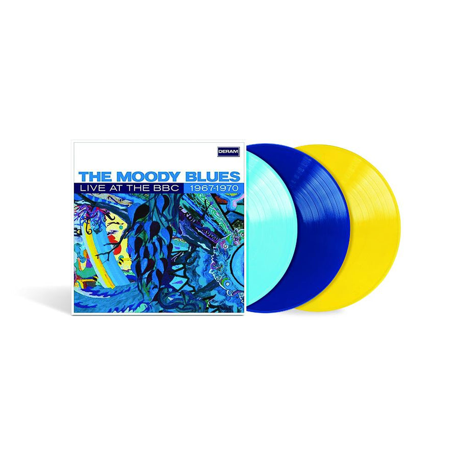 Moody Blues - Live At The Bbc 1967-1970 Exclusive Light Blue/Dark Blue And Yellow Vinyl [3LP_Record]