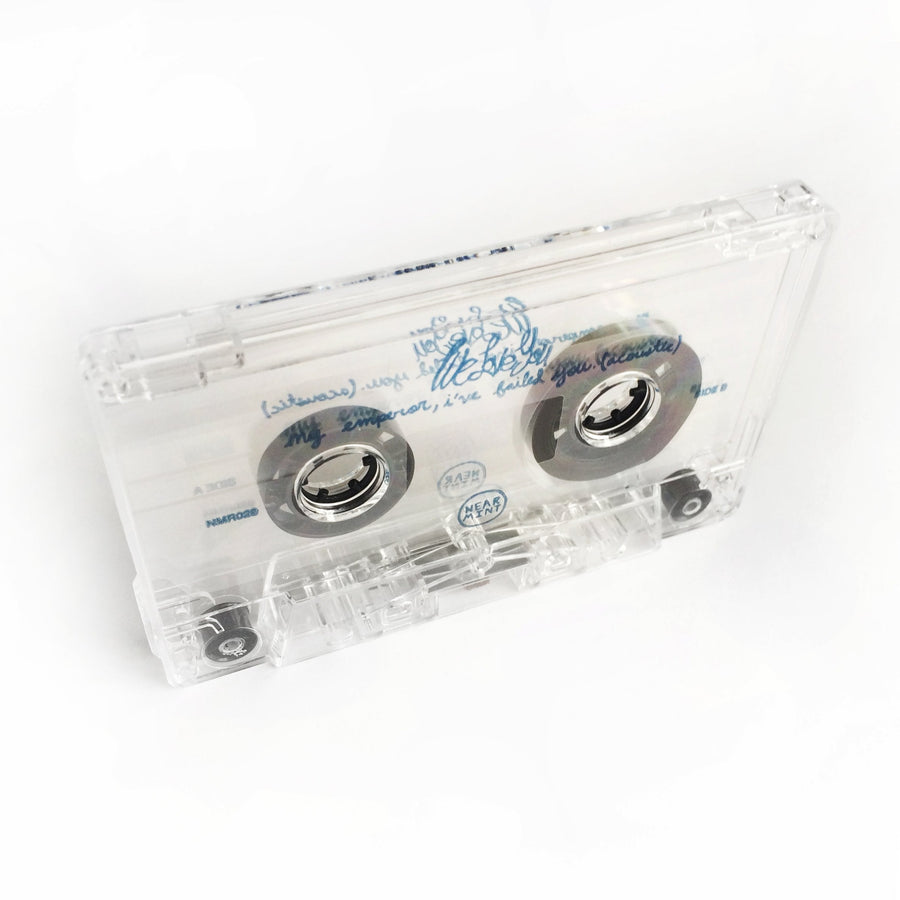 We Love You - My Emperor, I've Failed You Acoustic Exclusive Clear With Navy Blue Ink Cassette Tape Limited Edition #16 Copies