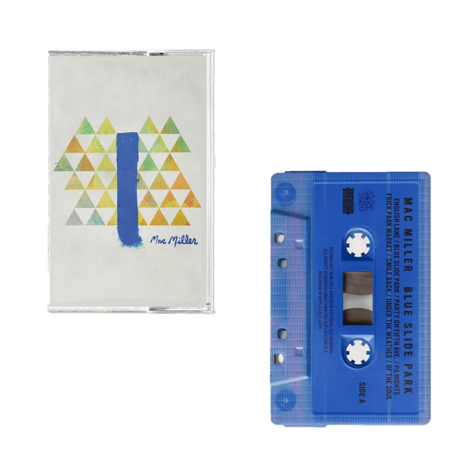 Mac Miller - Blue Slide Park Exclusive Limited Edition Blue Cassette Tape Album