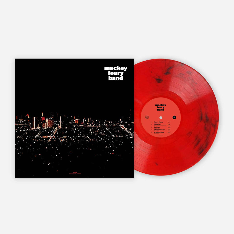 Macky Feary Band - Mackey Feary Band Exclusive Opaque Red With Black Swirl Vinyl LP Club Edition