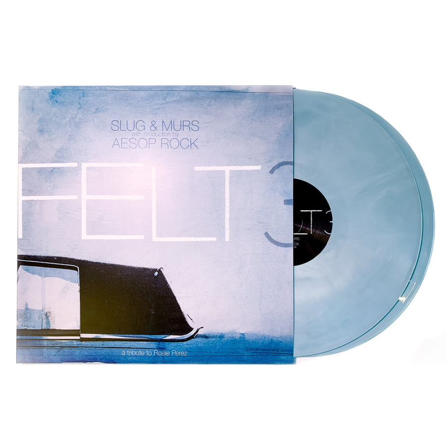 Felt 3 A Tribute To Rosie Perez (10 Year Anniversary Edition) Galaxy Effect Blue & White Colored Vinyl 2x LP With Aesop Rock Die Cut Picture Disc