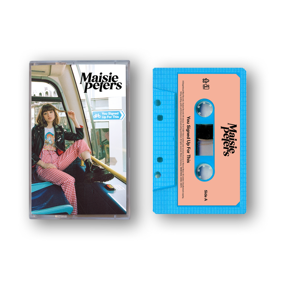 Maisie Peters - You Signed Up For This Exclusive Blue Colored Cassette Tape