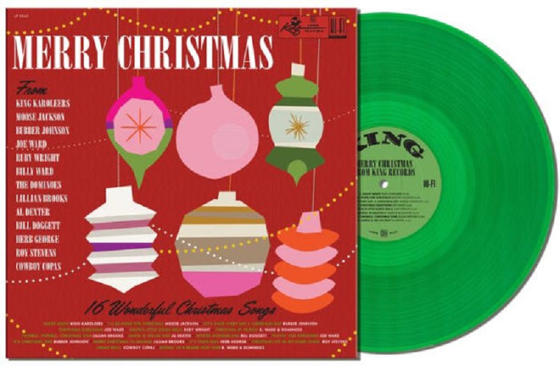 Merry Christmas From King Records Exclusive Mistletoe Green Vinyl LP_Record