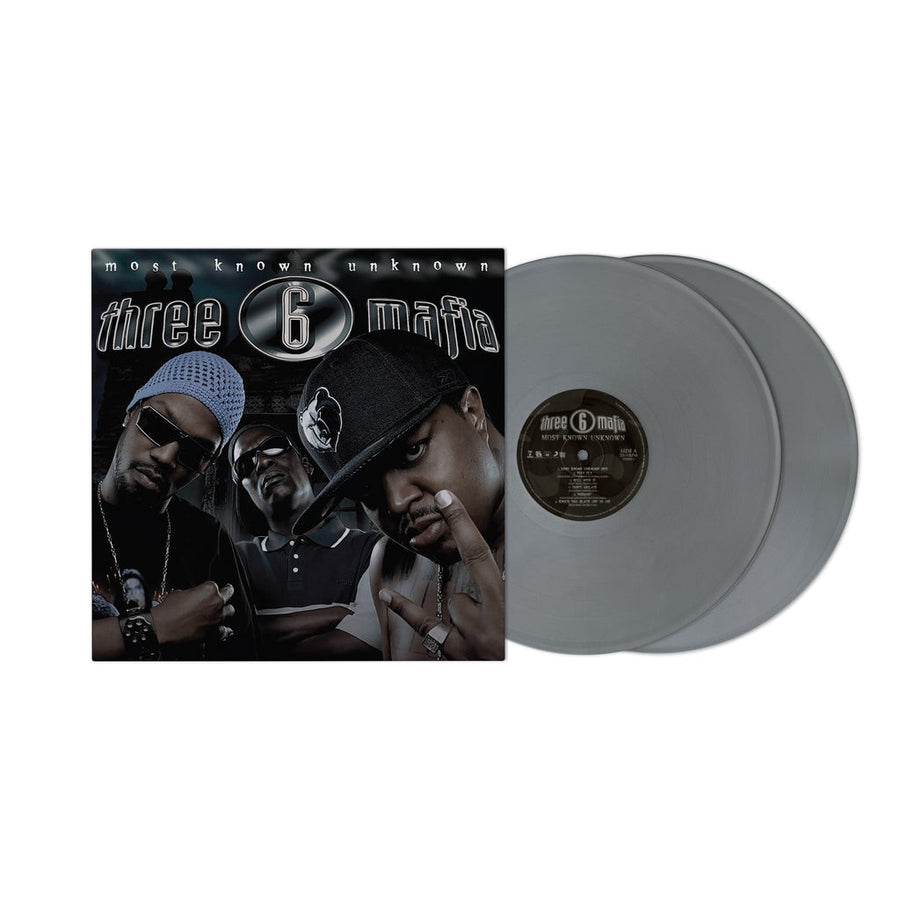 Three 6 Mafia - Most Known Unknown Exclusive Limited Edition Silver Colored Vinyl 2xLP 