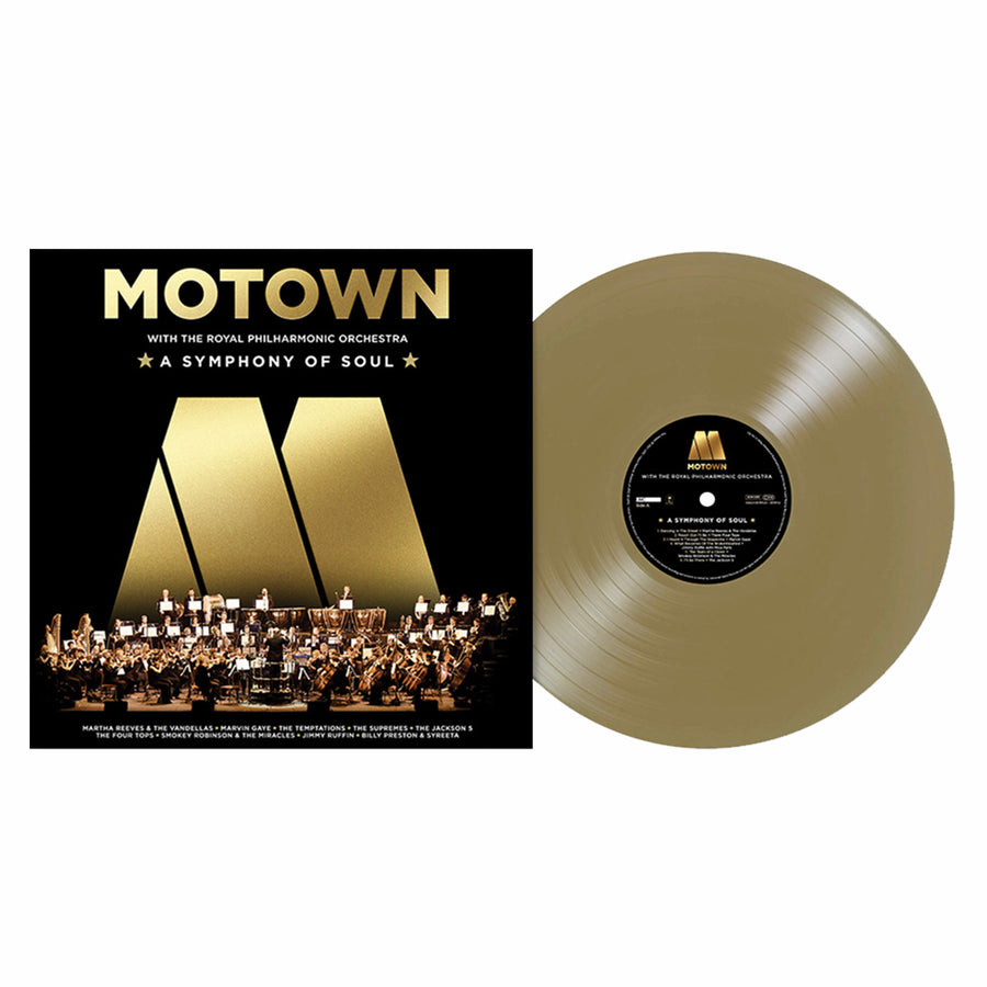 Motown A Symphony Of Soul (Royal Philharmonic Orchestra) Exclusive Limited Editon Gold Vinyl LP Record