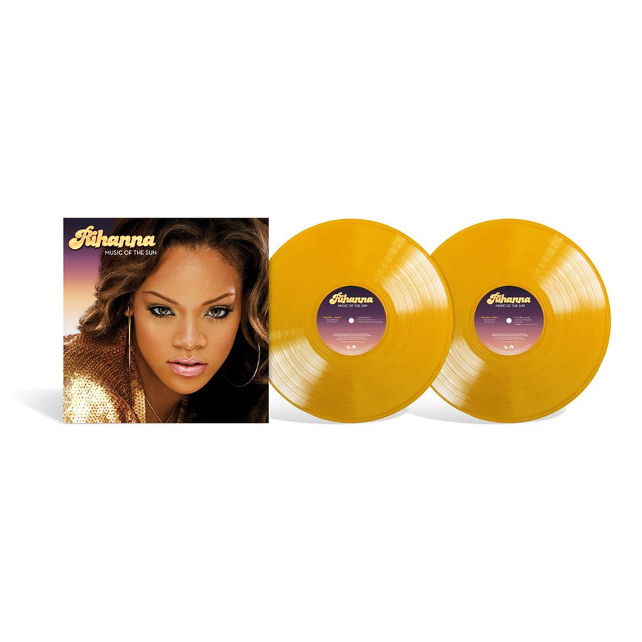 Rihanna - Music Of The Sun Rih-Issue Limited Edition Opaque Yellow Color Vinyl 2x LP