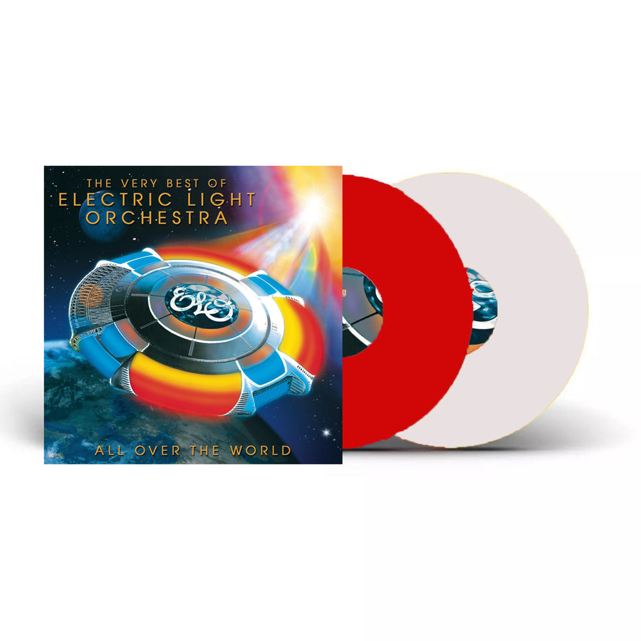 Elo All Over The World The Very Best Of Electric Light Orchestra Exclusive Red & White Vinyl 2x LP Record