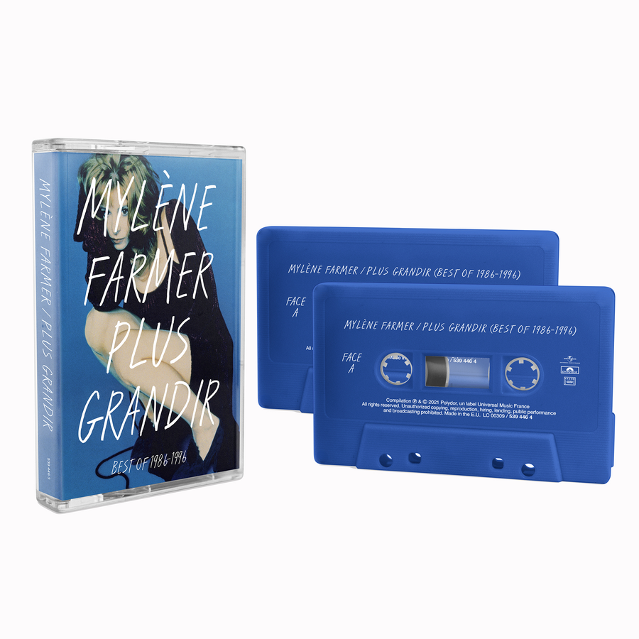 Mylène Farmer - Plus grandir Best Of 1986-1996 Limited Edition Blue Color Cassette Tape