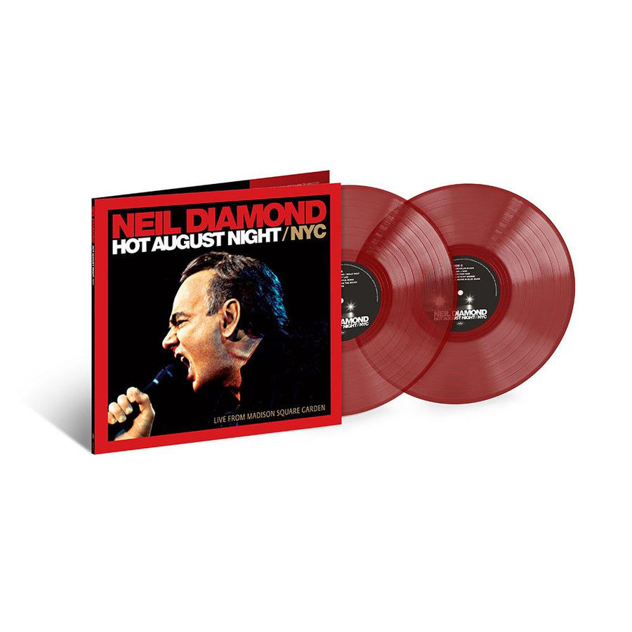 Neil Diamond - Hot August Night/NYC Live From Madison Square Limited Edition Translucent Red 2LP