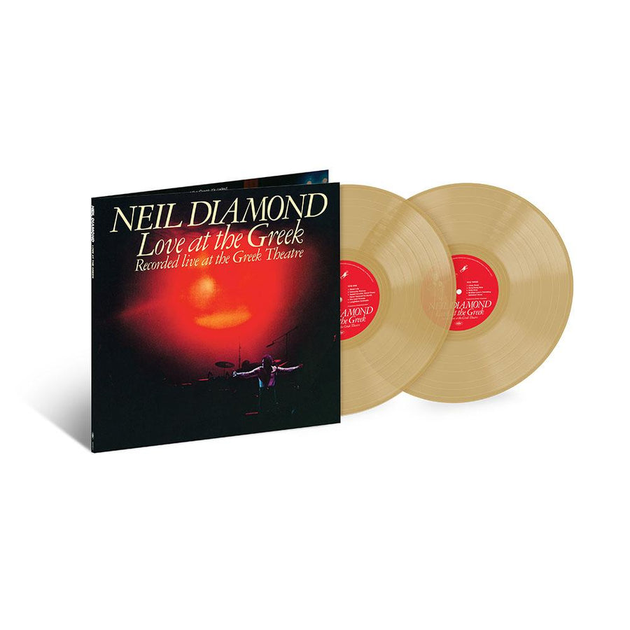 Neil Diamond - Love At The Greek Exclusive Limited Edition Translucent Non Metallic Gold Vinyl 2LP