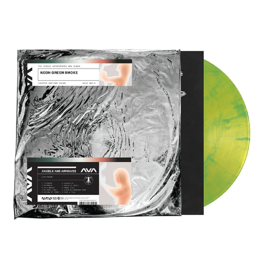 Angels & Airwaves - Lifeforms Spotify Exclusive Limited Edition Neon Green Smoke Color Vinyl LP Record