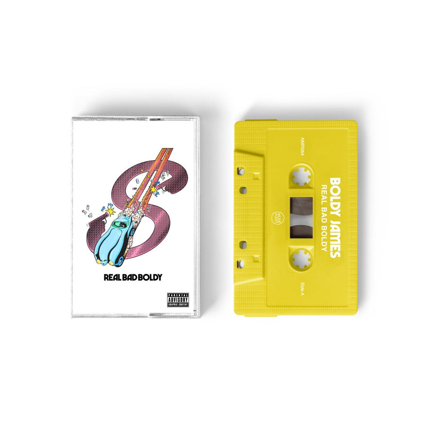 Boldy James - Real Bad Boldy Exclusive Yellow with White Ink Cassette Tape Limited Edition #89 Copies
