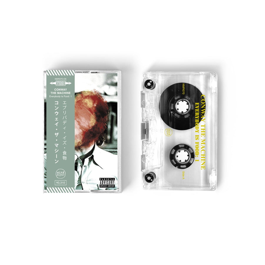 Conway The Machine - Everybody Is Food Exclusive Clear With Yellow Ink (Japanese Obi Strip) Cassette Tape Limited Edition #50 Copies