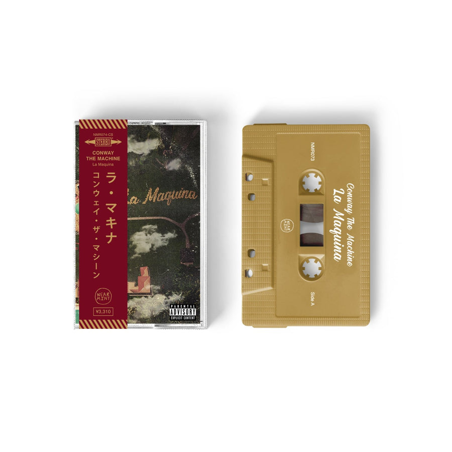 Conway The Machine - La Maquina Exclusive Gold With White Ink (Japanese Obi Strip) Cassette Tape Limited Edition #50 Copies