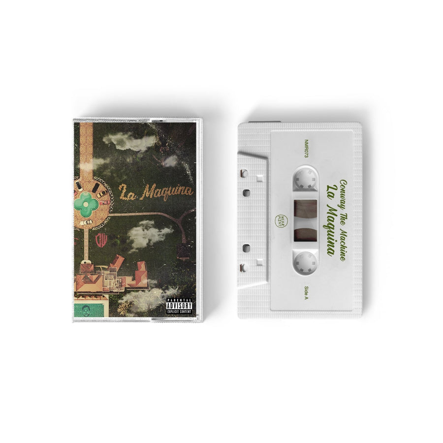 Conway The Machine - La Maquina Exclusive White With Green Ink Cassette Tape Limited Edition #100 Copies