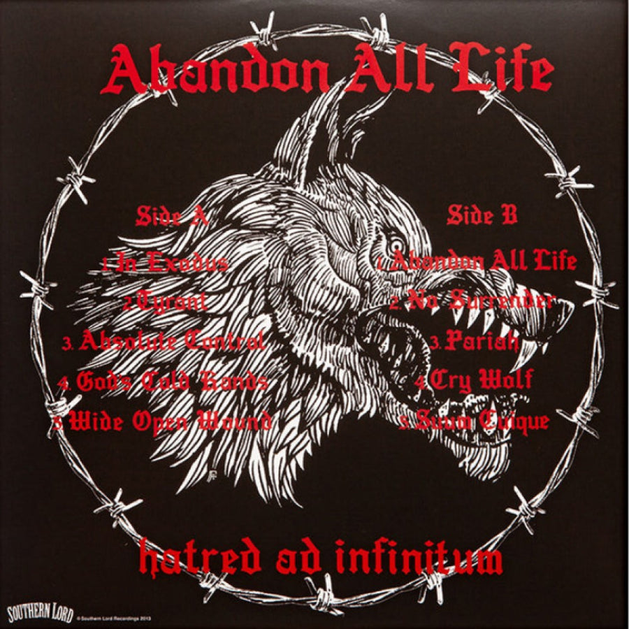 NAILS - Abandon All Life Exclusive Grey Color Vinyl LP