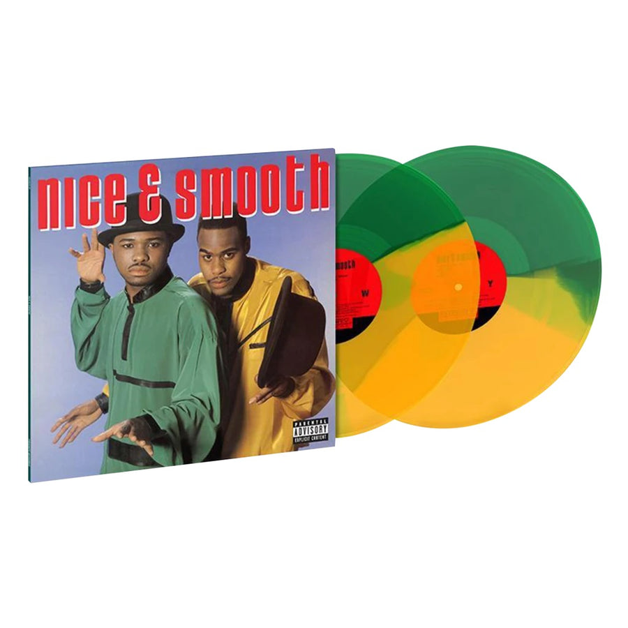 Nice & Smooth Exclusive Limited Edition Green & Yellow Split 2×Vinyl Album [Lp_Record], Nice & Smooth,