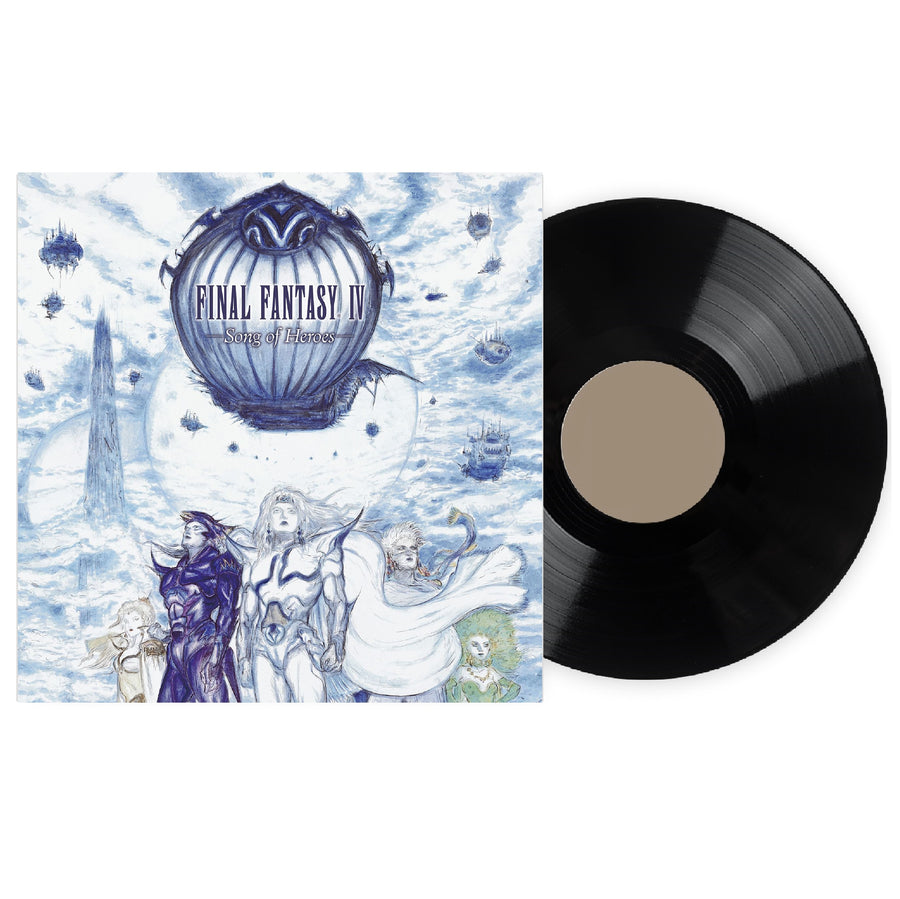 Final Fantasy IV - Song of Heroes Exclusive Black LP Vinyl Record 30Th Anniversary Edition