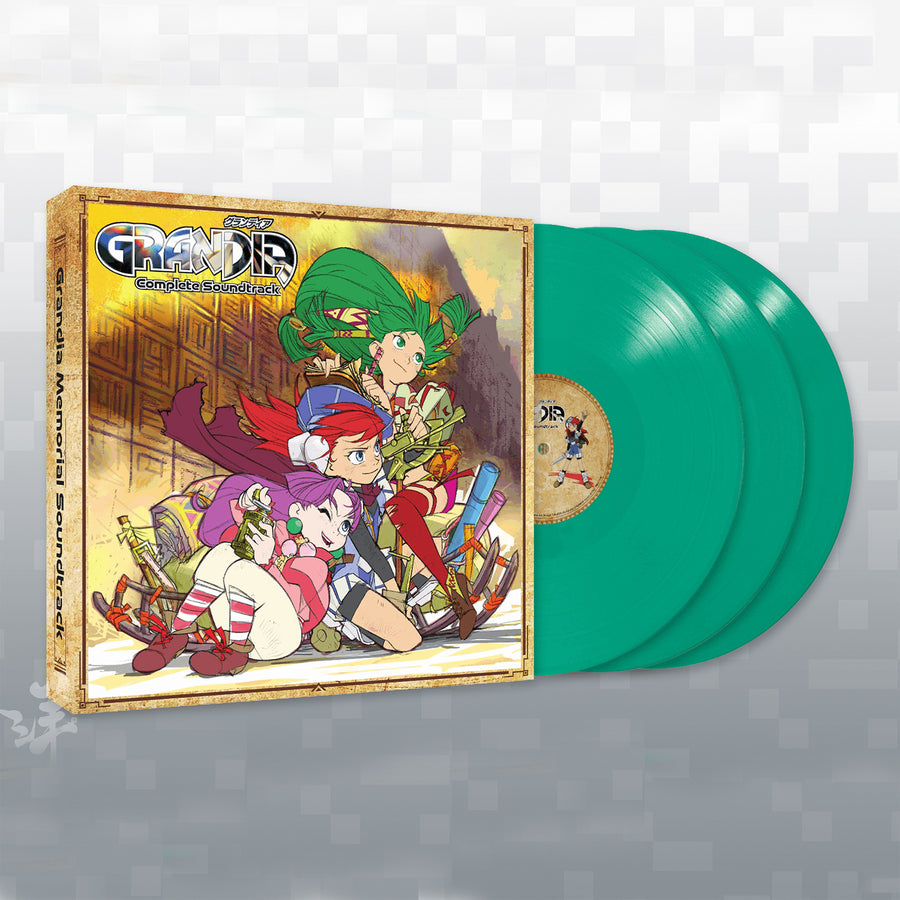 Grandia Memorial Soundtrack Exclusive Mint Green Vinyl 3x LP Record
